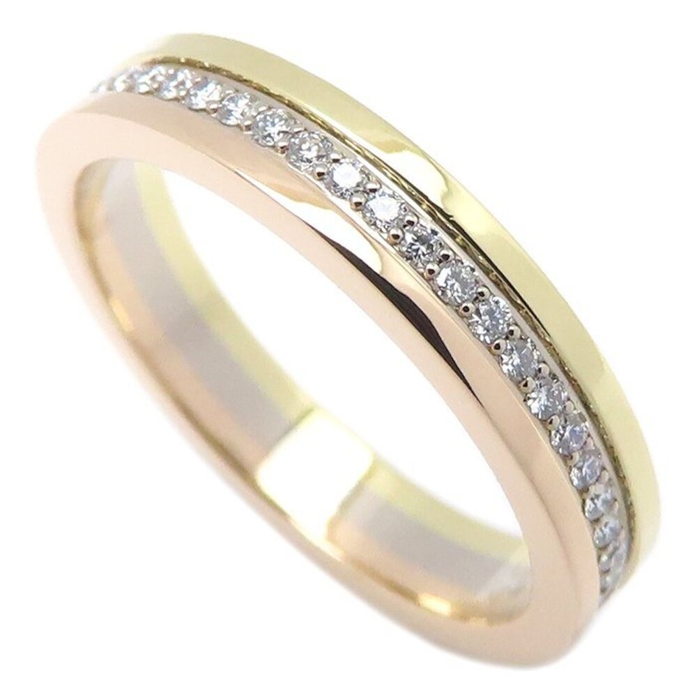 CARTIER Vendome Diamond Ring, Size #50, 18K Gold, Women's, Item No. 296051